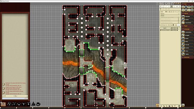 Fantasy Grounds - Pathfinder RPG - Pathfinder Flip-Mat - Enormous Dungeon