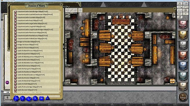 Fantasy Grounds - Maps: Graystone Castle