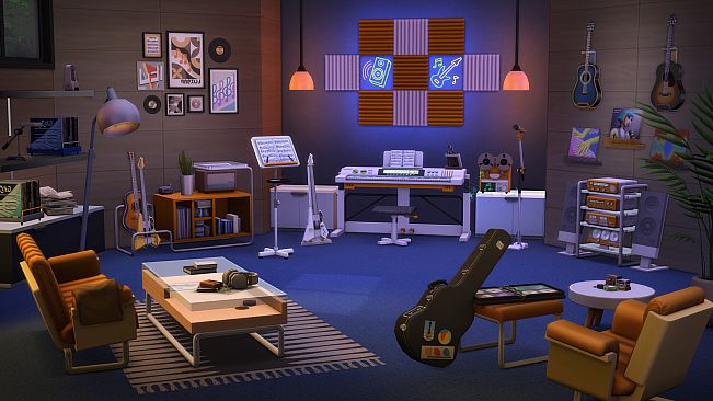 The Sims 4 Music Den Kit + 200 Moola