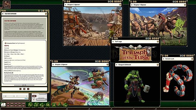 Fantasy Grounds - Pathfinder 2 RPG - Adventure Path #208: Hoof, Cinder, and Storm (Triumph of the Tusk 2 of 3)