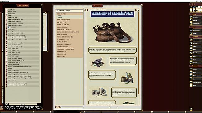 Fantasy Grounds - Pathfinder RPG - Pathfinder Companion: Healer's Handbook