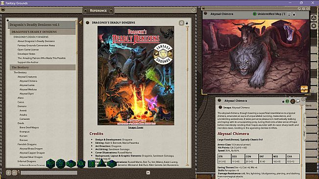 Fantasy Grounds - Dragonix's Deadly Denizens