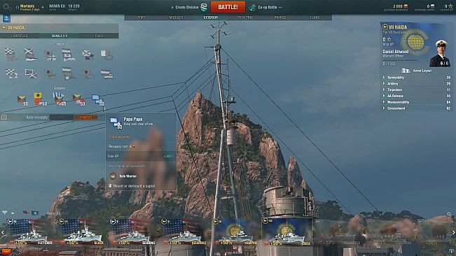 World of Warships — Haida Pack