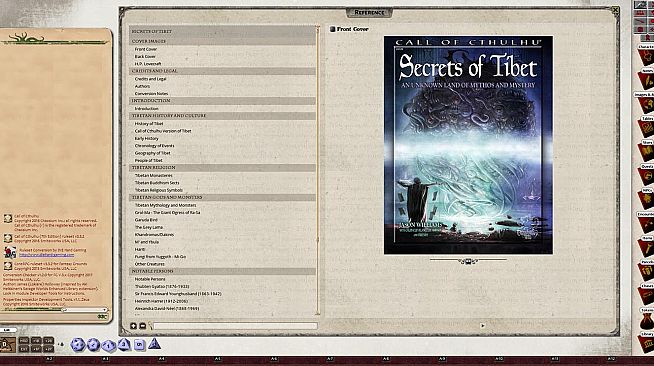 Fantasy Grounds - Secrets of Tibet (CoC7E)
