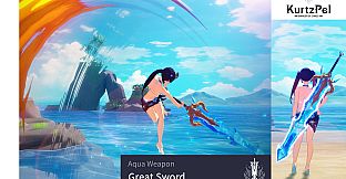 KurtzPel - Aqua Basic Weapon Set