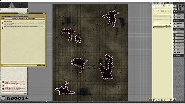 Fantasy Grounds - Pathfinder RPG - Pathfinder Flip-Mat - Classics Darklands