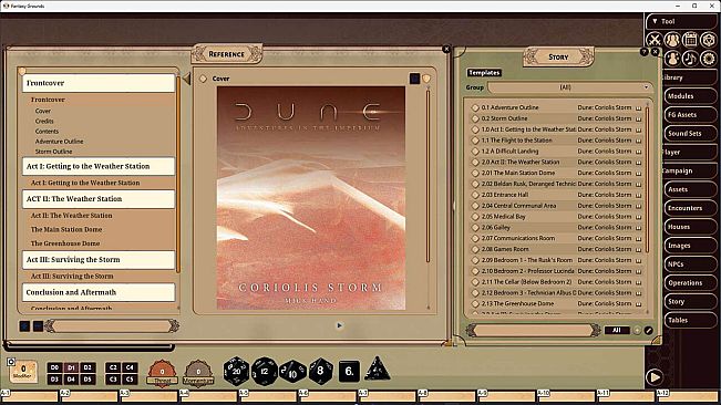 Fantasy Grounds - Dune: Coriolis Storm