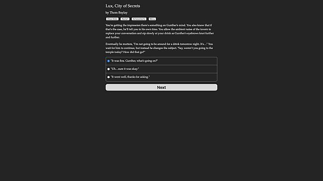 Lux, City of Secrets