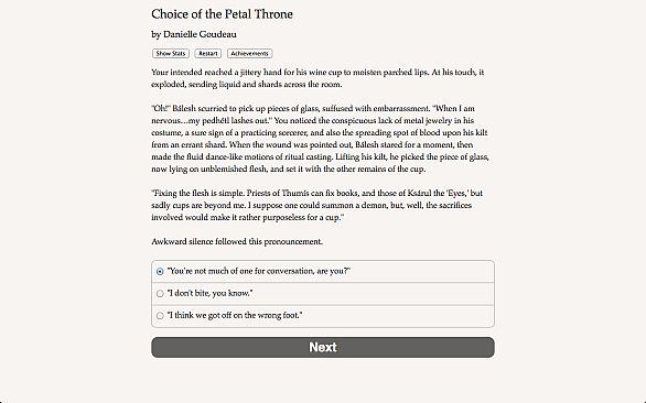 Choice of the Petal Throne