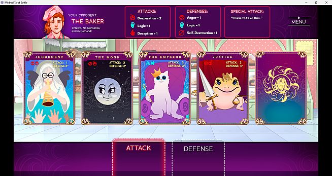 Mildred's Tarot Battle