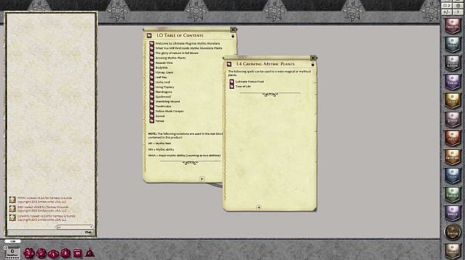 Fantasy Grounds - Mythic Monsters: Plants (PFRPG)