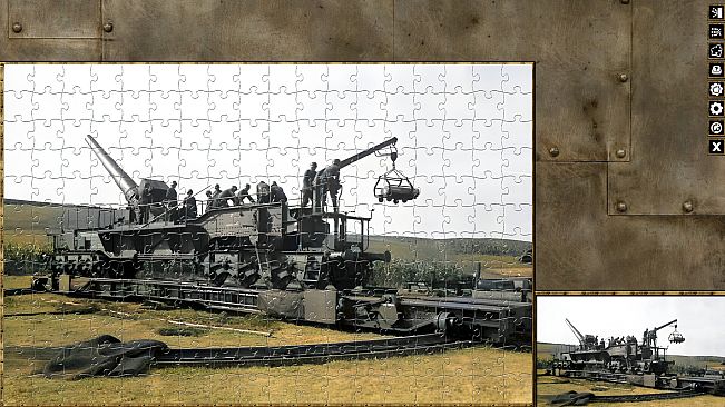 Pixel Puzzles WW2 Jigsaw - Pack: German Railway Guns