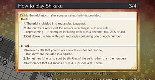 Puzzle by Nikoli W Shikaku