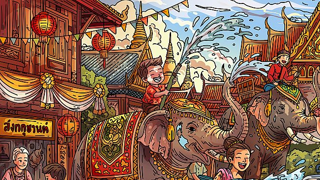 100 Songkran Cats