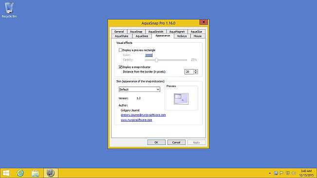 AquaSnap Window Manager