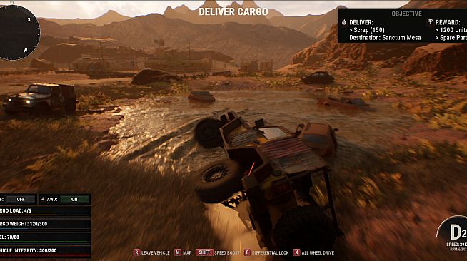 CARGO: Co-Op Delivery Simulator in Post Apocalyptic World