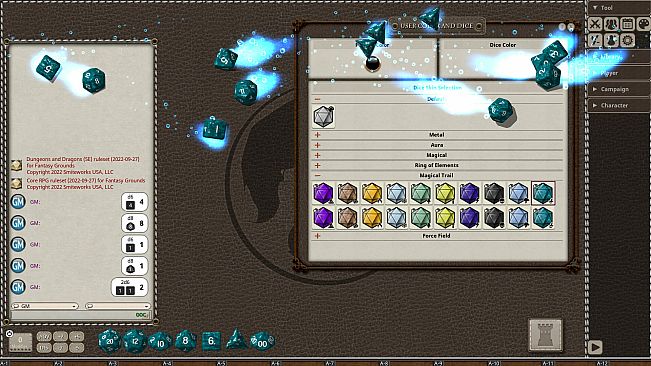 Fantasy Grounds - Magical Trails Dice Pack