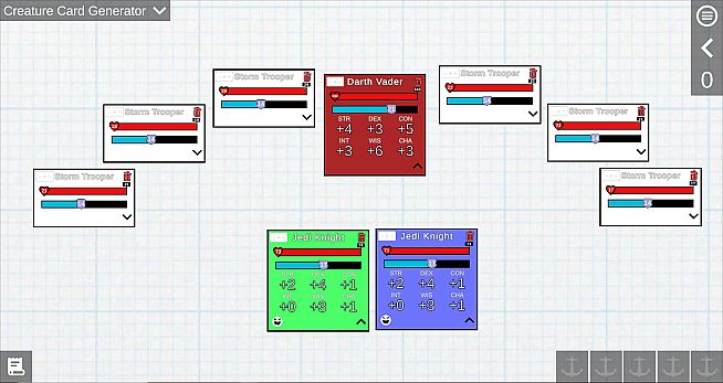 Table Top Creature Tracker