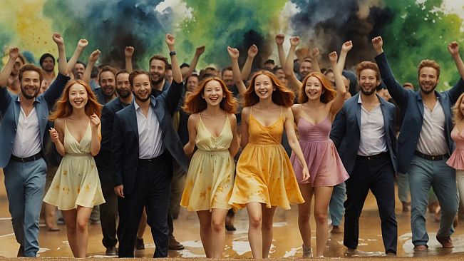 AI-VJ - Dancing Crowds Visuals