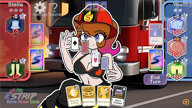 STRIP Battle Action Cards