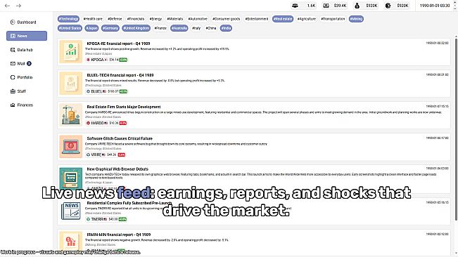 Investment Fund Game