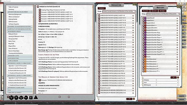 Fantasy Grounds - Pathfinder 2 RPG - Pathfinder Society Scenario #2-02: Mountain of Sea and Sky