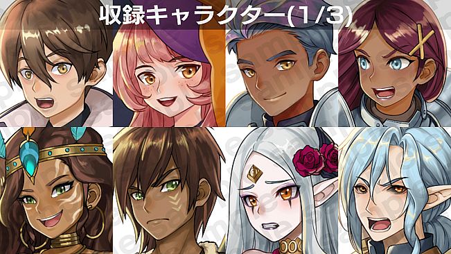 RPG Maker Unite Default Character Facial Expression Assets3