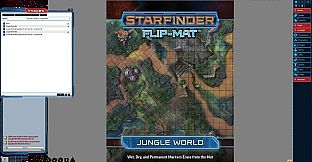 Fantasy Grounds - Starfinder RPG - Flipmat-Jungle World