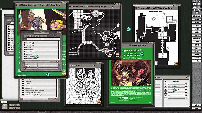 Fantasy Grounds - D&D Classics: A0-A4: Against the Slave Lords (1E)