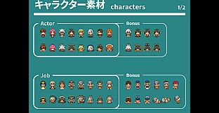 RPG Maker MZ - REFMAP Fantasy Character Pack 3