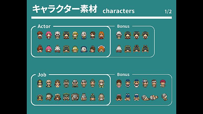 RPG Maker MZ - REFMAP Fantasy Character Pack 3