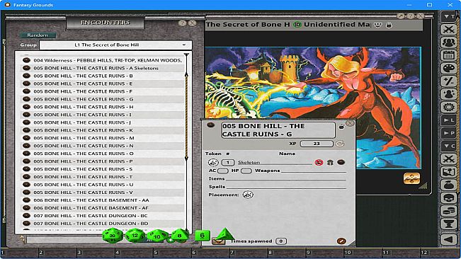 Fantasy Grounds - D&D Classics: L1 The Secret of Bone Hill (1E)
