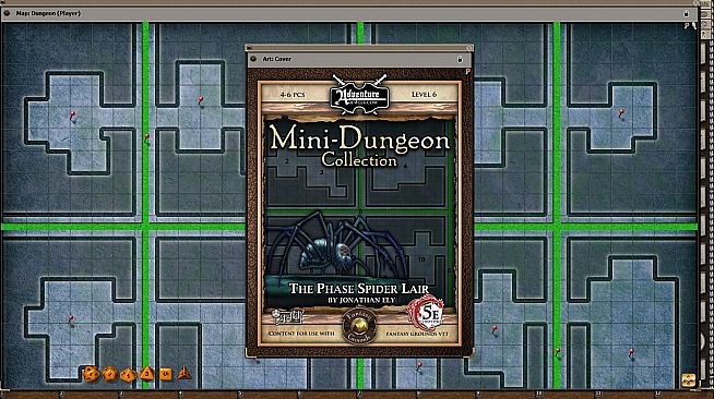 Fantasy Grounds - Mini-Dungeon #025: The Phase Spider Lair (5E)