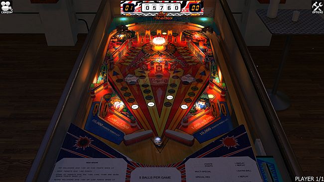 Zaccaria Pinball - Red Show Table