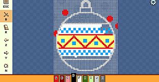 Pixel Cross Stitch - Christmas Baubles Pack 2
