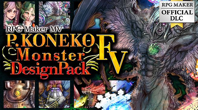 RPG Maker MV - P. KONEKO Monster Design Pack FV
