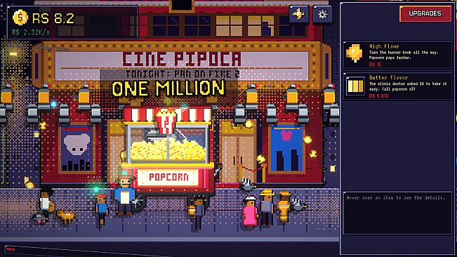 WARM, BUTTERY POPCORN! WITH A SUGAR COATING!