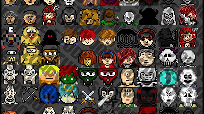 RPG Maker MZ - Pixel Pack 2 Characters - Faces - Sideview Enemies