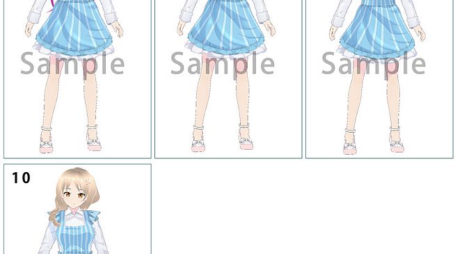 RPG Maker 3D Character Converter - Gee-kun-soft character 04 Maid clothes