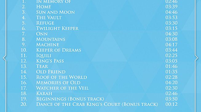AER Memories of Old Soundtrack