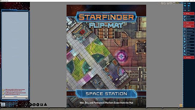 Fantasy Grounds - Starfinder RPG - Flip-Mat - Space Station