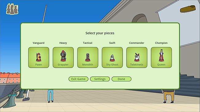 Chesto: A chess-like adventure