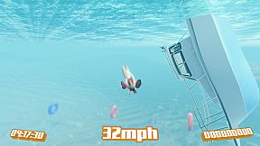 tuna hake's underwater