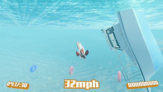 tuna hake's underwater