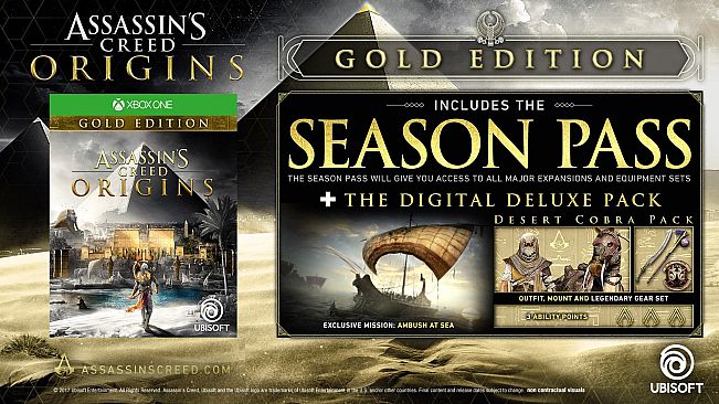 Assassin's Creed Origins - Gold Edition