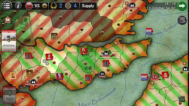 Wars Across the World: Caesar 54