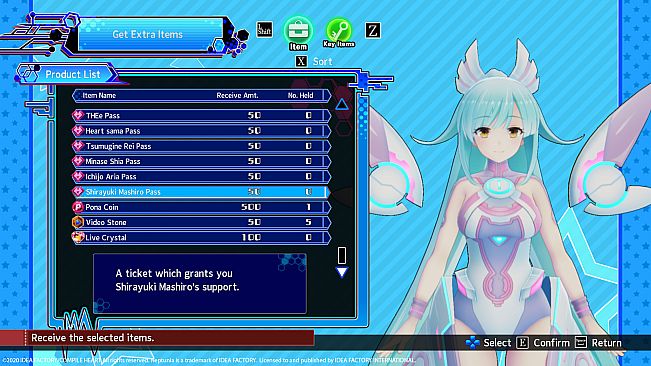 Neptunia Virtual Stars - Deluxe Item Pack