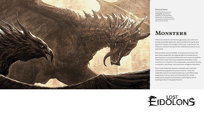 Lost Eidolons - Artbook & World Map