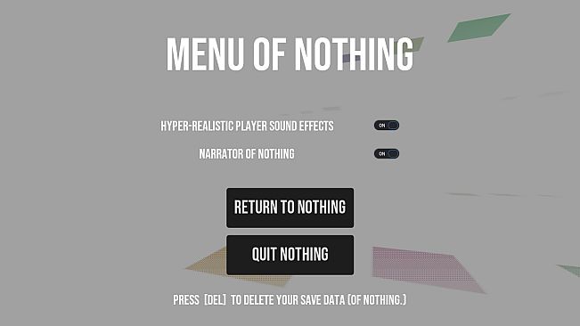 The Game of Nothing