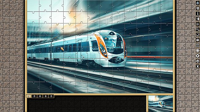 Pixel Puzzles Traditional Jigsaws Pack: Locomotive